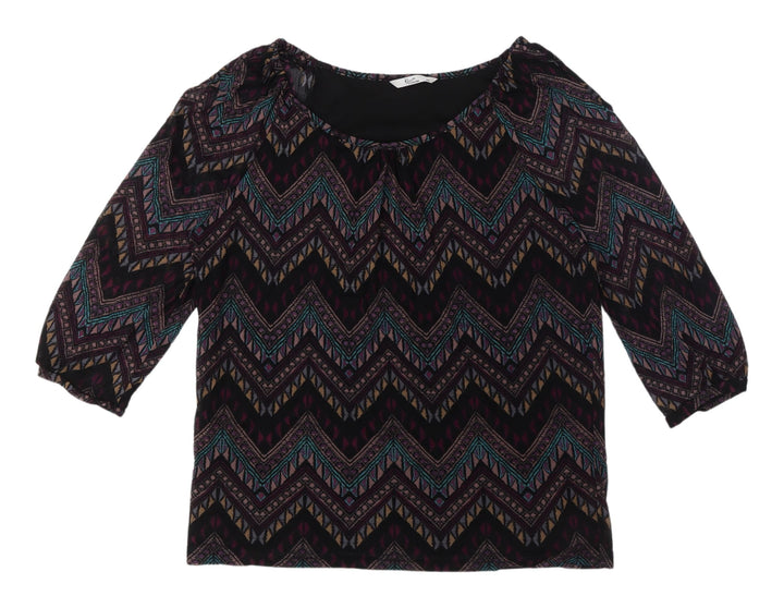 Klass Collection Women's Geometric Blouse M