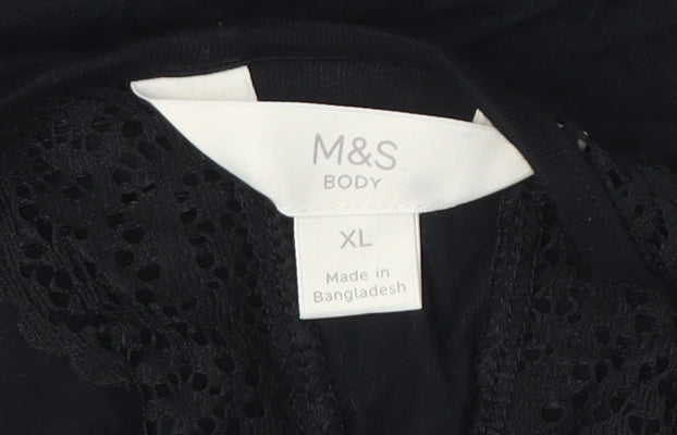Marks and Spencer Black Cami Chemise XL for Women