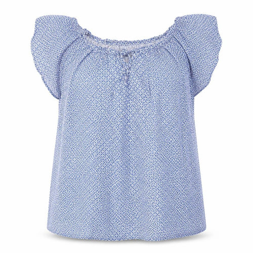 Mountain Warehouse Women's Blue Geometric Sleeveless Top
