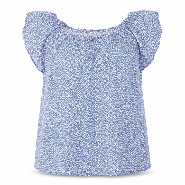 Mountain Warehouse Women's Blue Geometric Sleeveless Top