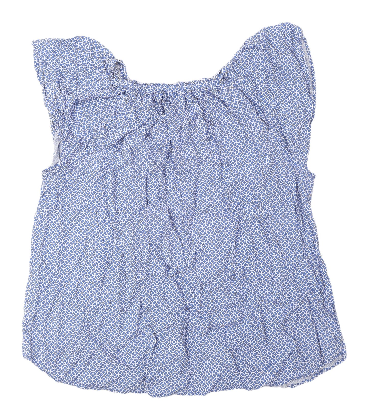 Mountain Warehouse Women's Blue Geometric Sleeveless Top