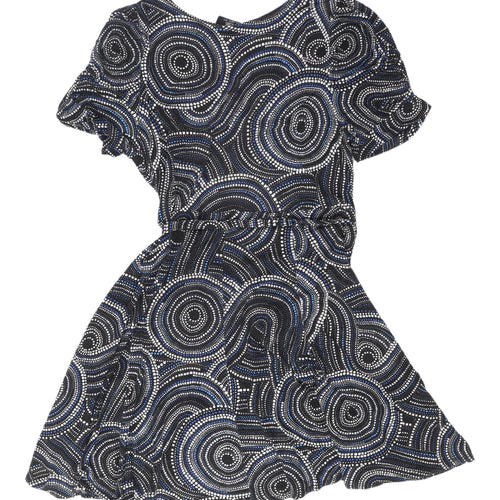 Wallis Women's Multicoloured Wrap Dress Size 18