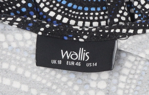 Wallis Women's Multicoloured Wrap Dress Size 18