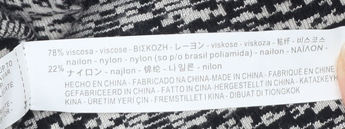 Zara Woman Fit & Flare Geometric Dress, Size S