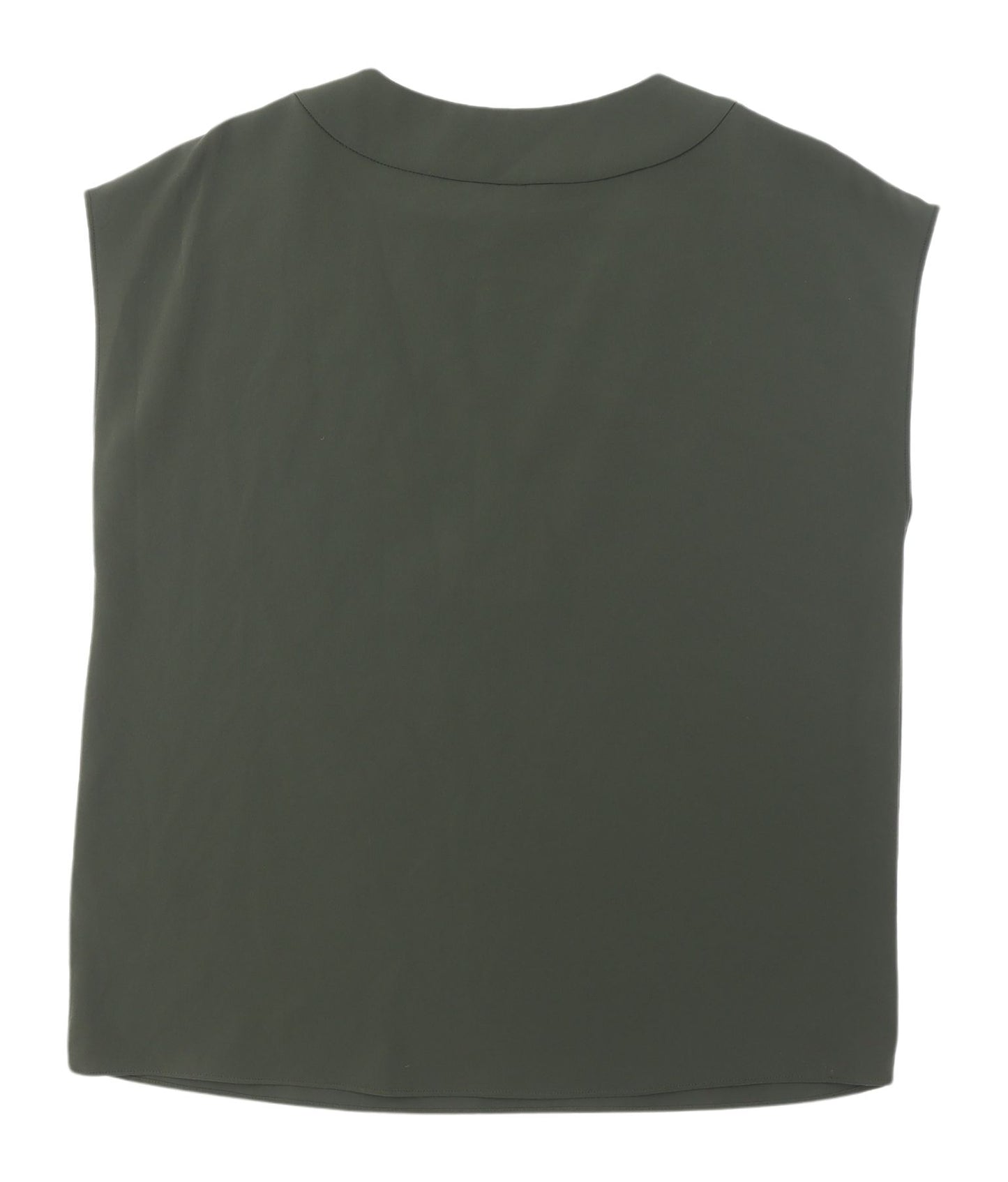 H&M Women's Green V-Neck Sleeveless Top Size 10