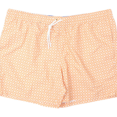 Marks and Spencer Men's Orange Bermuda Shorts 2XL