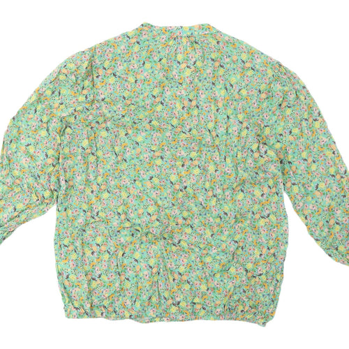 Bella di Notte Floral Tunic Blouse Women Size 12