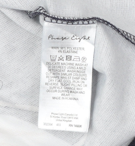 Phase Eight Women's Multicoloured Floral Blouse, Size 0, 3/4 Sleeve