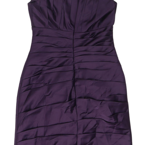 Gino Cerruti Women's Purple Satin Dress S