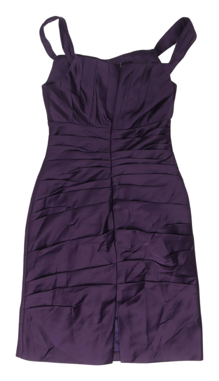 Gino Cerruti Women's Purple Satin Dress S