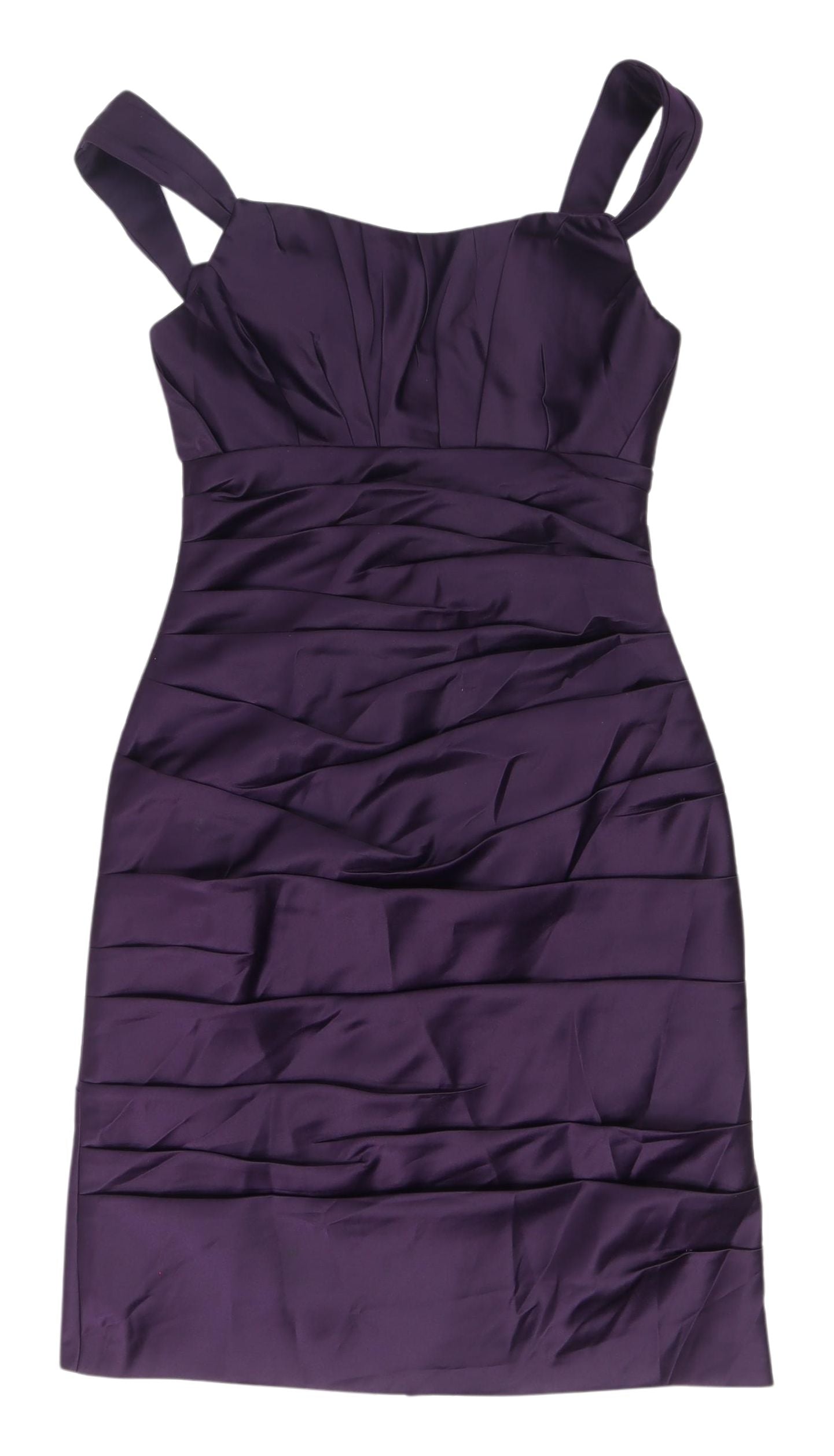 Gino Cerruti Women's Purple Satin Dress S