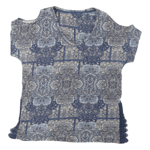 Next Women's Blue Bohemian Tunic - UK 16
