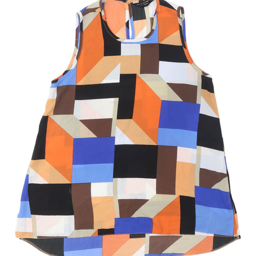 Dorothy Perkins Women's Multicoloured Geometric Tank - Size 12