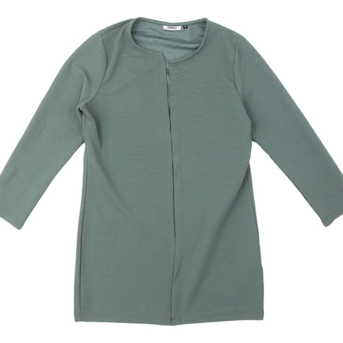Only Women's Green Cardigan, Medium, 3/4 Sleeve