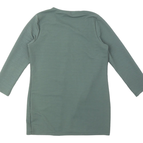 Only Women's Green Cardigan, Medium, 3/4 Sleeve
