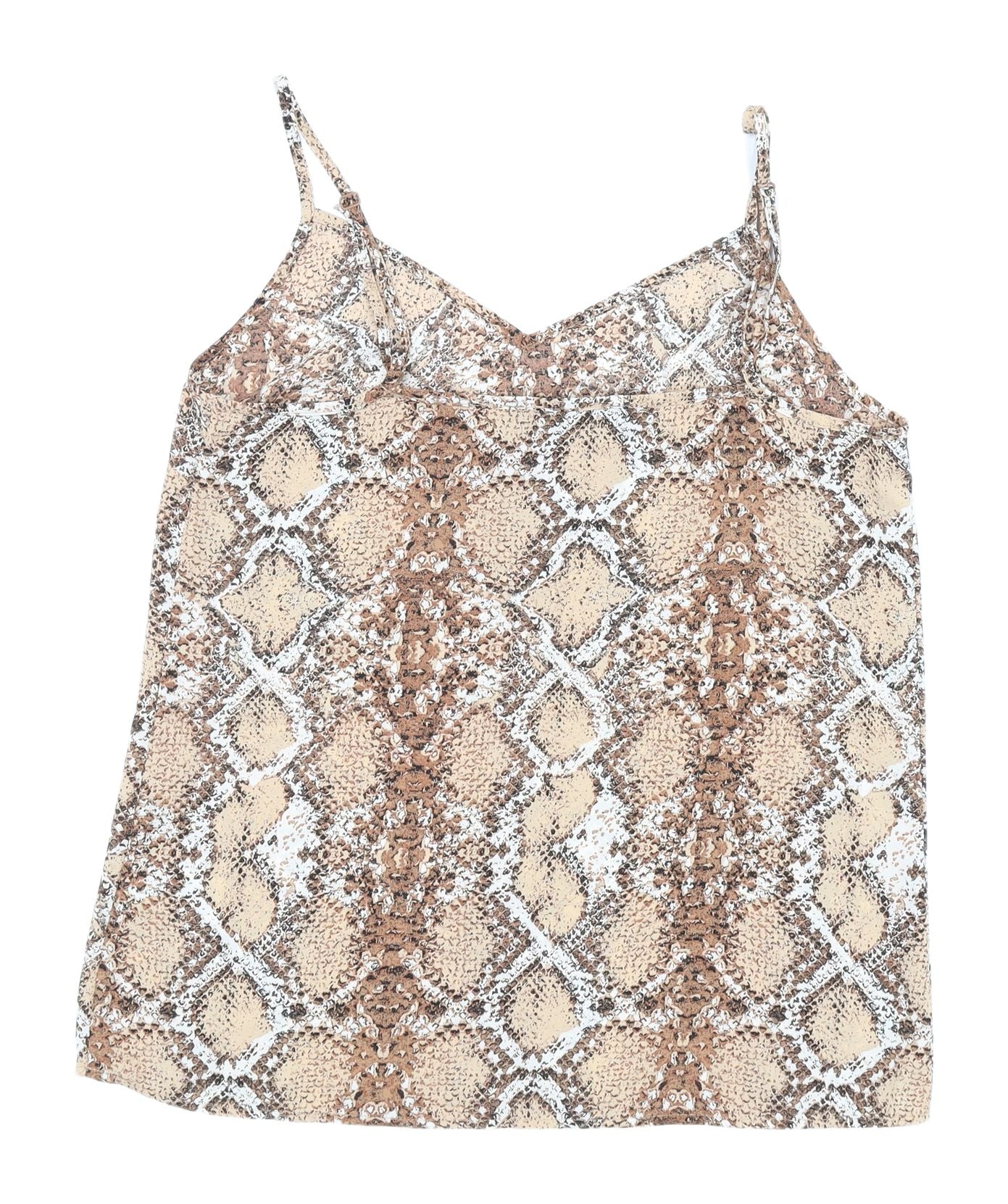 Marks and Spencer Beige Animal Print Camisole Size 8