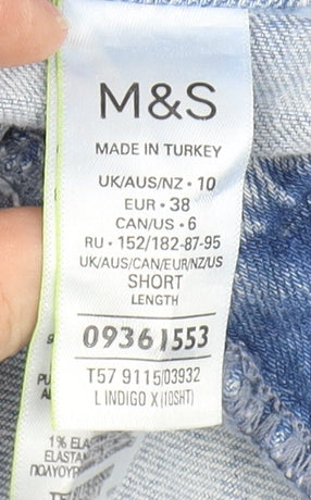 Marks and Spencer Women's Light Blue Skinny Jeans Size 10