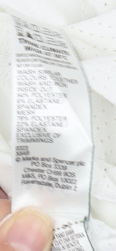 Marks and Spencer Women White Tank Top Size 20