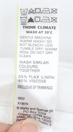 Marks and Spencer Women’s White Dress, Size S