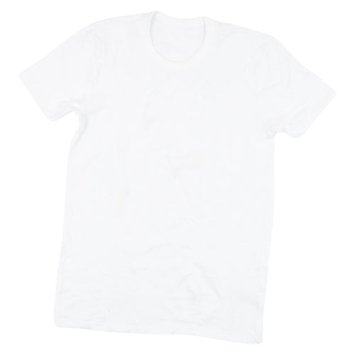 Marks and Spencer White Crew Neck T-Shirt, Medium