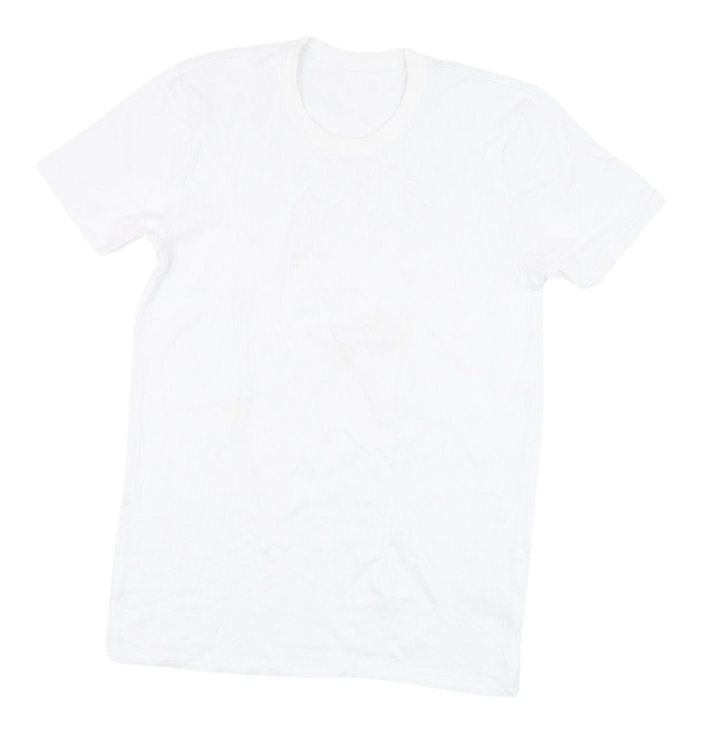 Marks and Spencer White Crew Neck T-Shirt, Medium