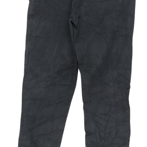 Marks and Spencer Black Chino Trousers, Size 30