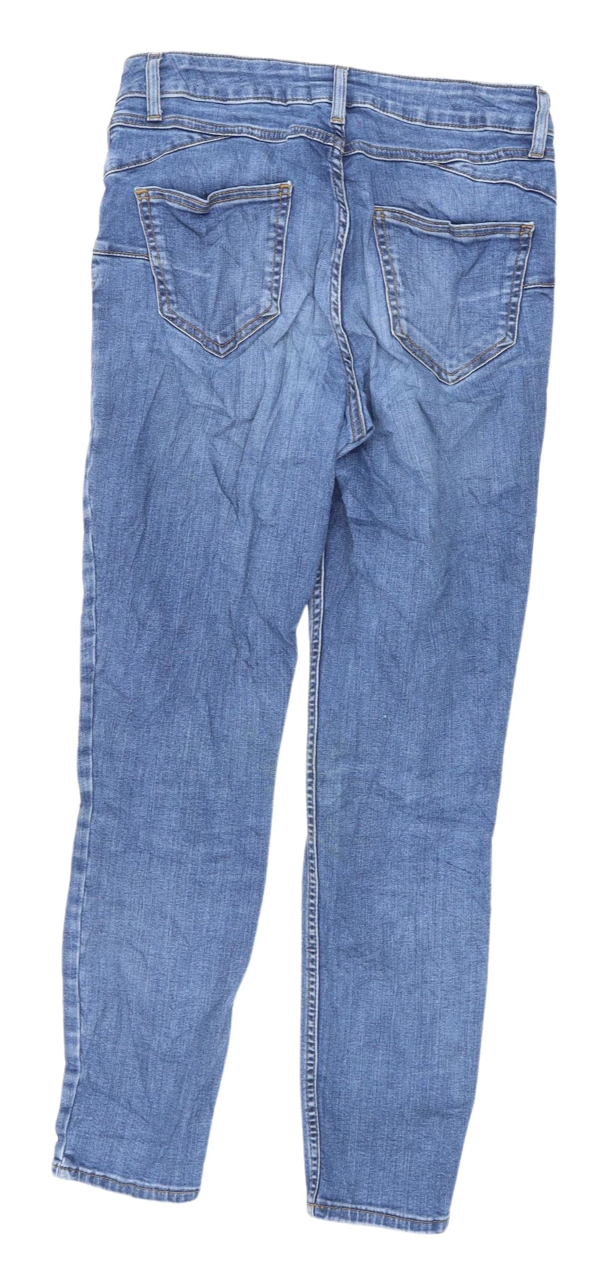 New Look Women's Blue Skinny Jeans - Size 10, Spring Style