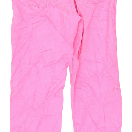 Denim Co. Women's Pink Jeans, Size 14, Excellent Condition