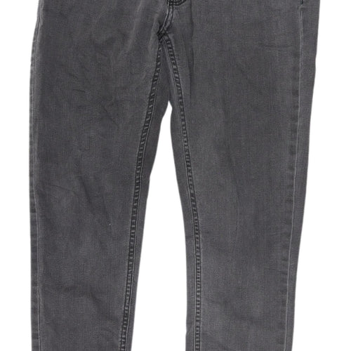 Cheap Monday Women's Grey Slim Cropped Jeans