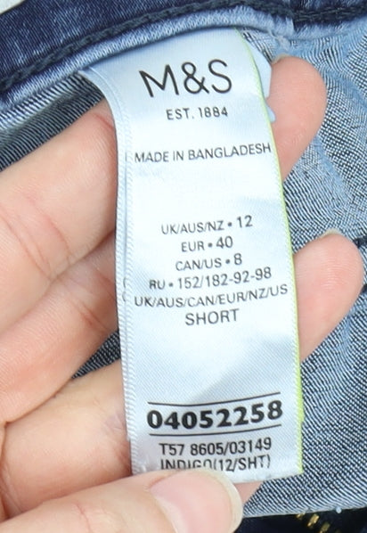 Marks and Spencer Women's Blue Denim Jeans, Size 12