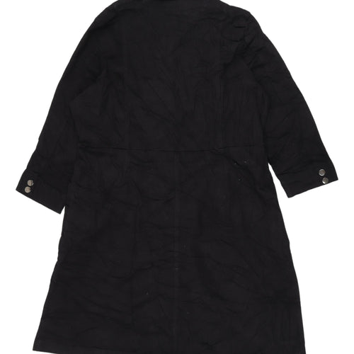 Sosandar Women's Black Shirt Dress Size 20