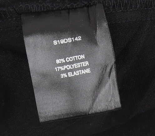 Sosandar Women's Black Shirt Dress Size 20