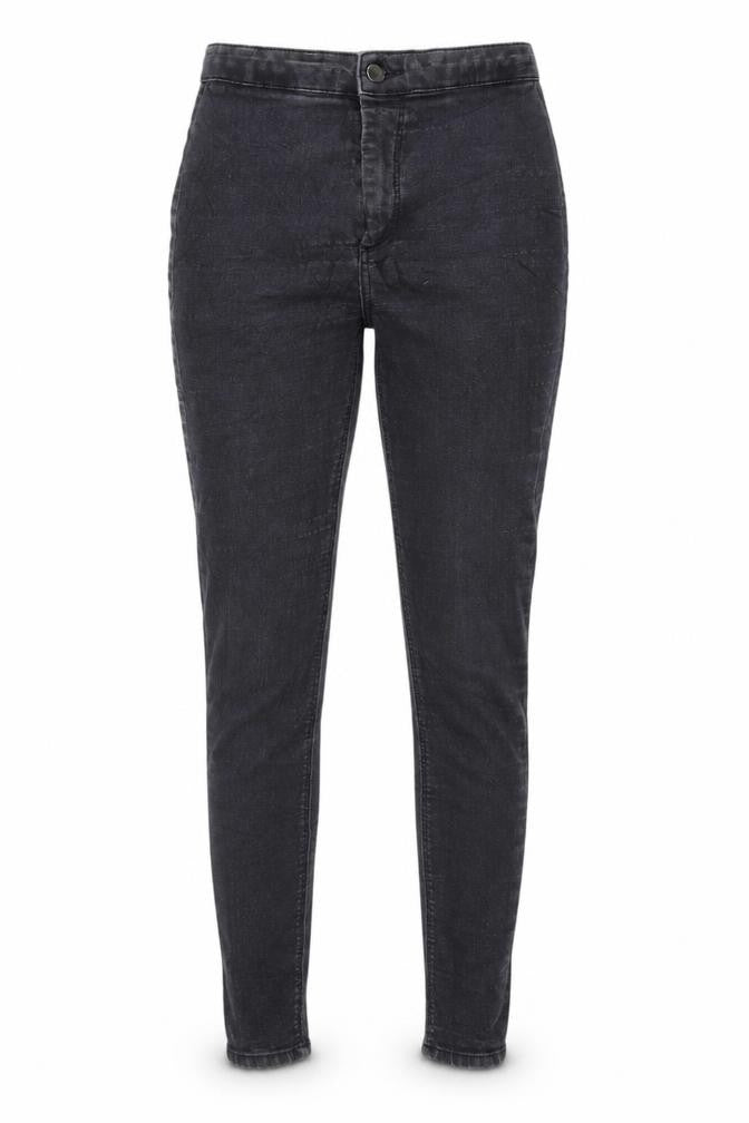 Front view of Topshop Women's Black Skinny Jeans, size 10