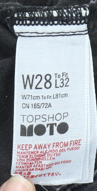 Topshop Women's Black Skinny Jeans Size 10