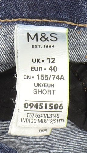Marks & Spencer Blue Skinny Jeans, Women’s UK 12, Slim Fit