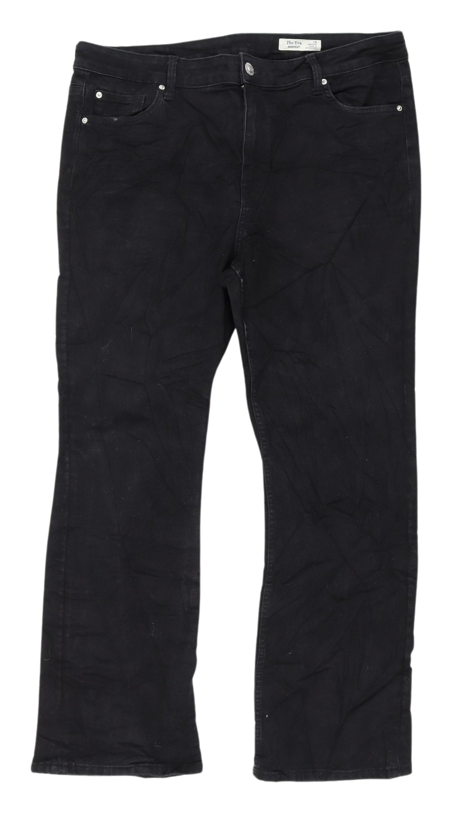 Marks and Spencer Women's Black Straight Jeans