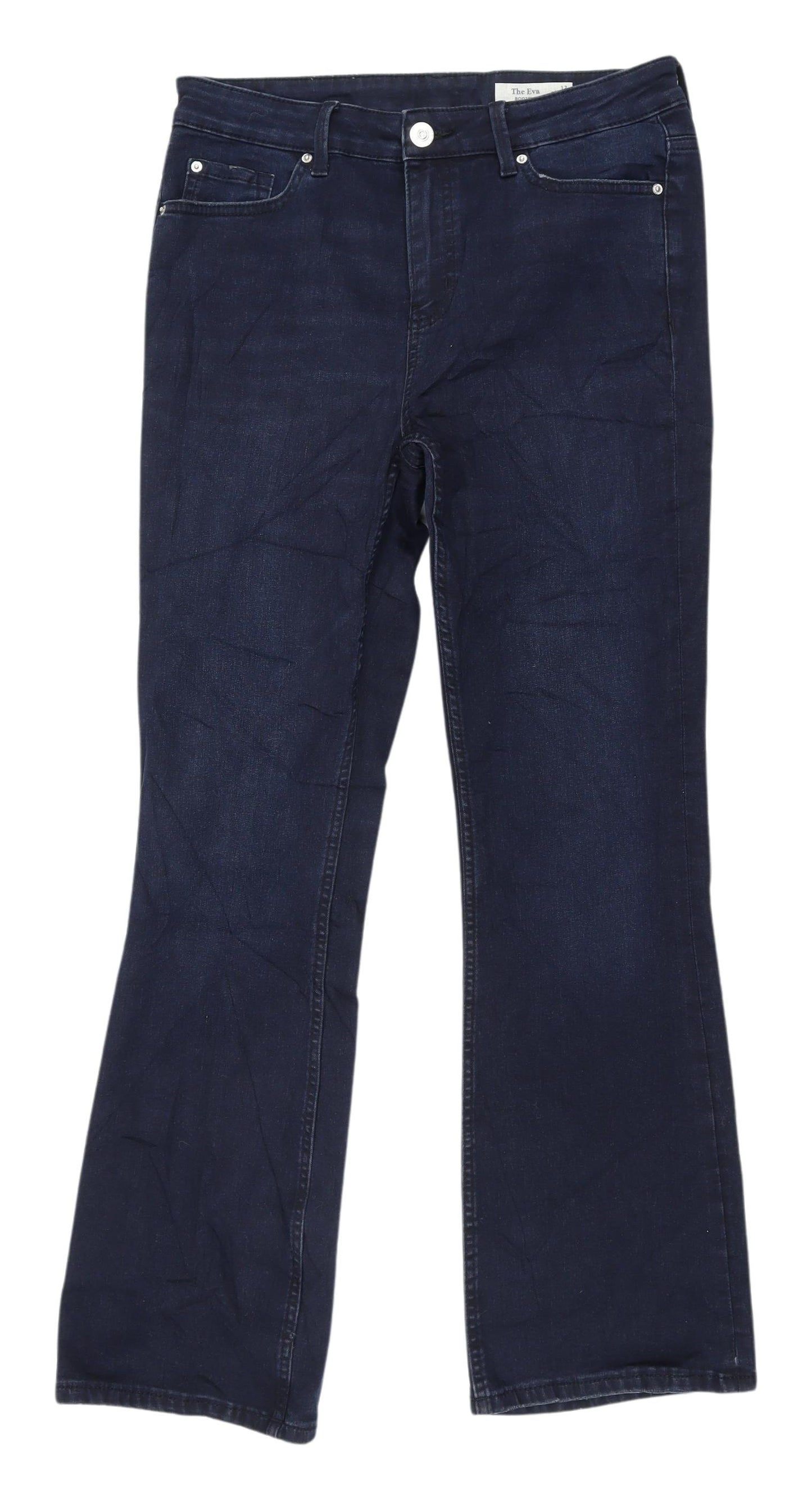 Marks and Spencer Women's Blue Regular Jeans Size 12