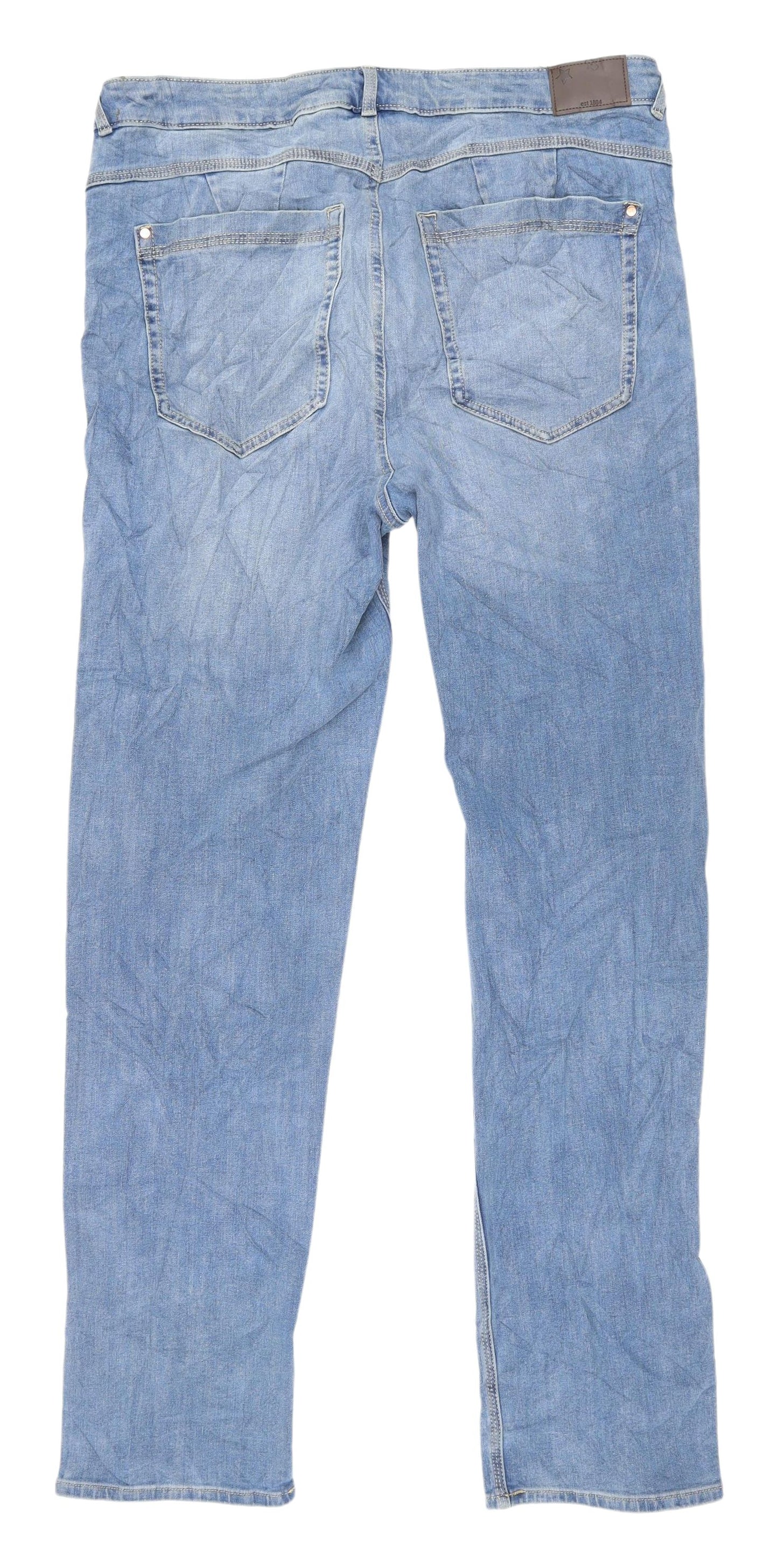 Marks and Spencer Women's Blue Straight Jeans Size 16