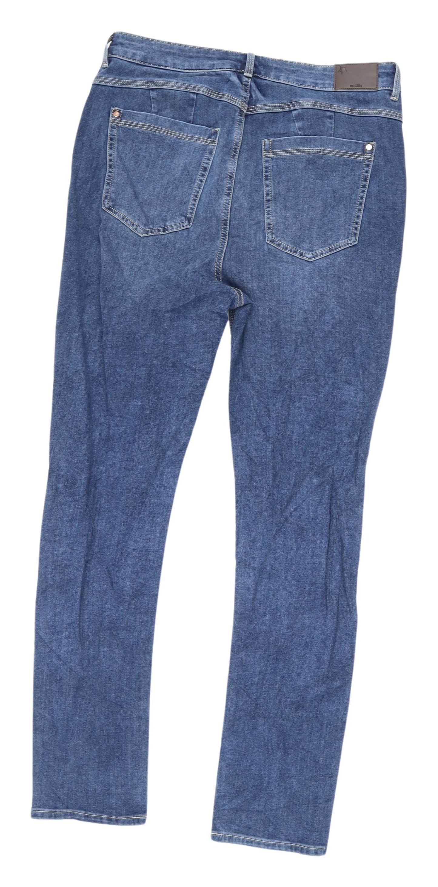 Marks and Spencer Womens Blue Straight Jeans Size 14