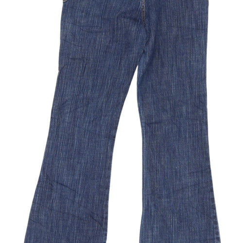 J.Galt Women's Blue Flared Jeans, Size S, Classic Style