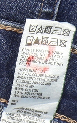 Marks and Spencer Women's Blue Straight Jeans Size 18