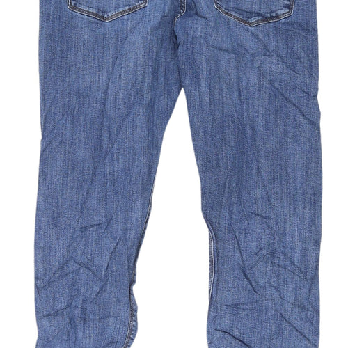 Marks and Spencer Men's Blue Straight Jeans Size 34
