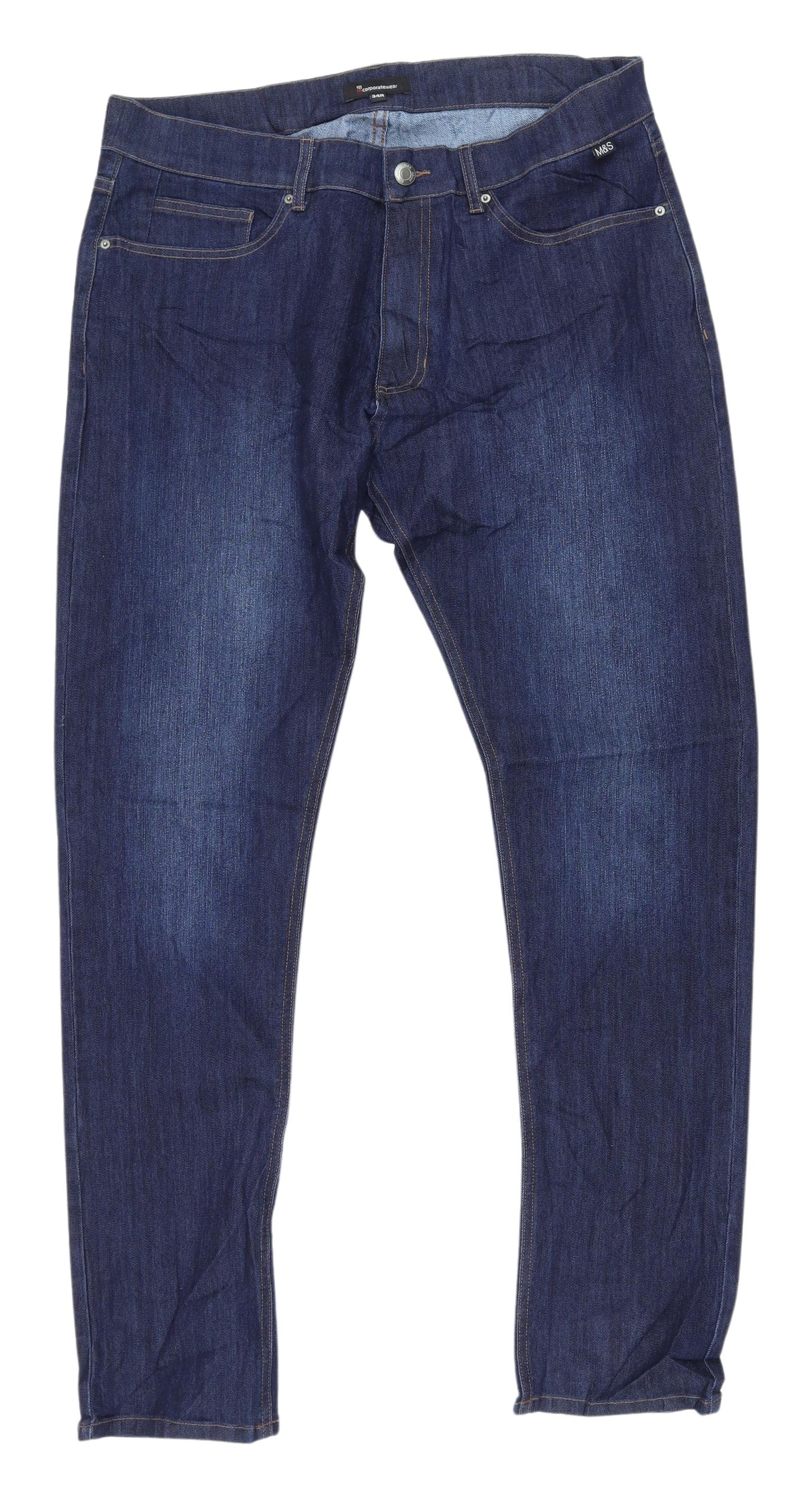 Incorporatewear Men's Blue Straight Jeans 34R