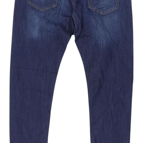 Incorporatewear Men's Blue Straight Jeans 34R
