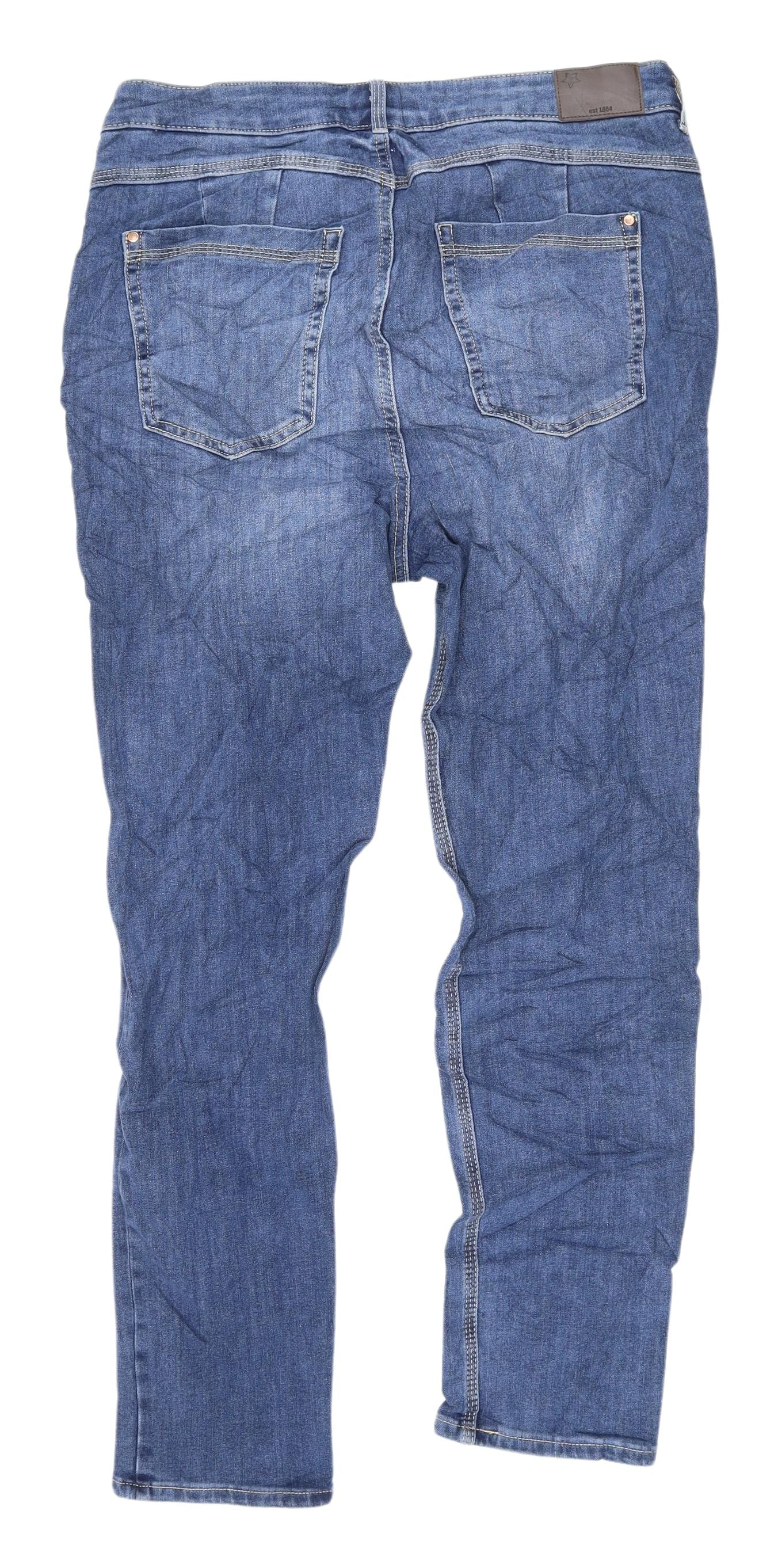 Marks and Spencer Women's Blue Skinny Jeans Size 14
