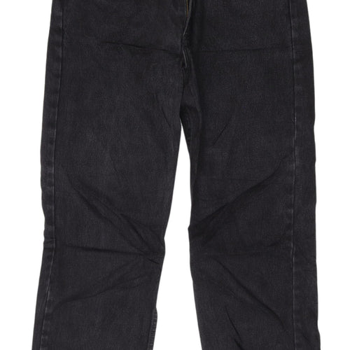 Marks and Spencer Men's Black Straight Jeans
