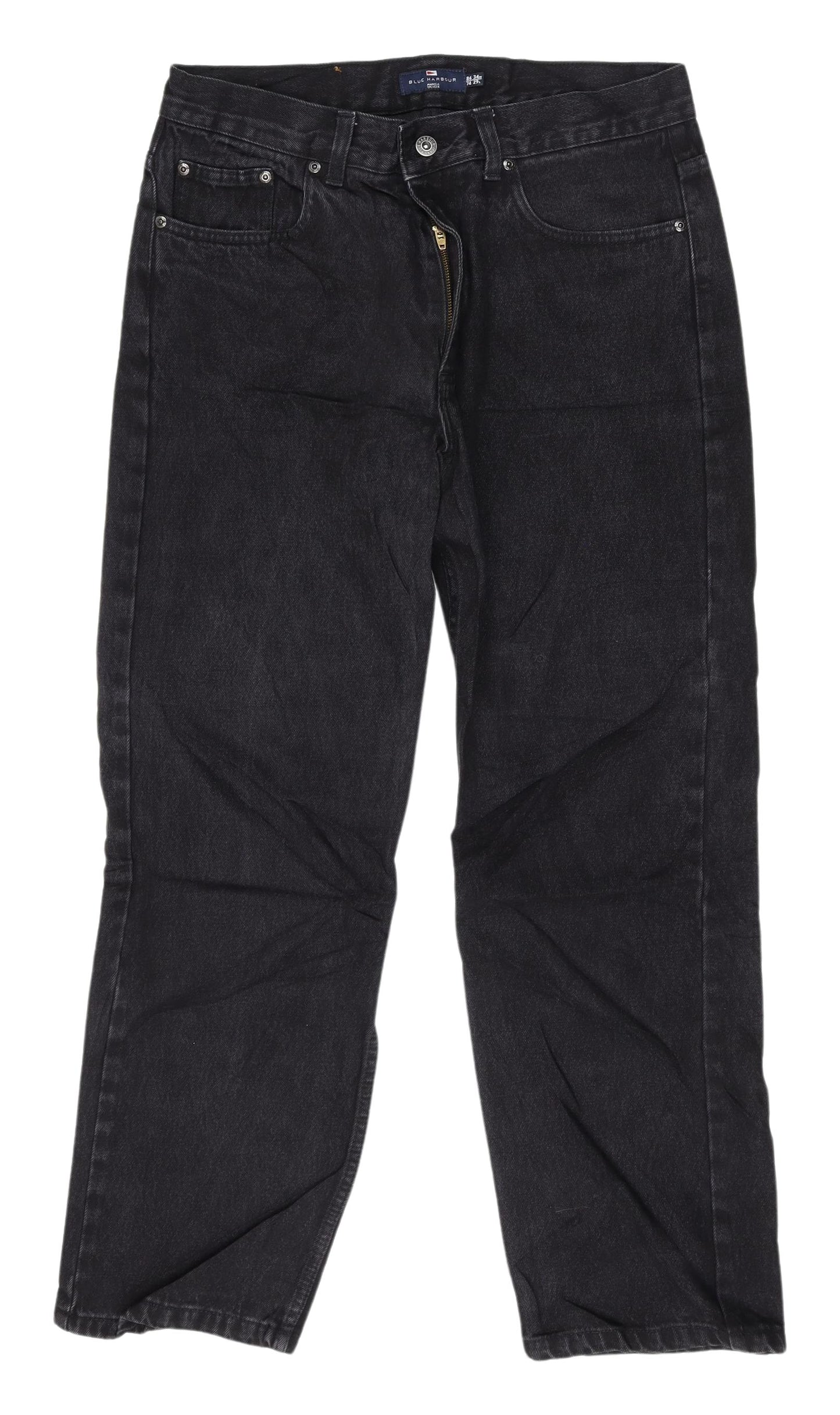 Marks and Spencer Men's Black Straight Jeans