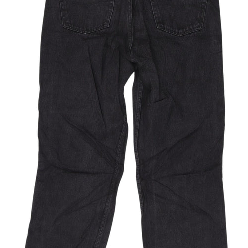 Marks and Spencer Men's Black Straight Jeans