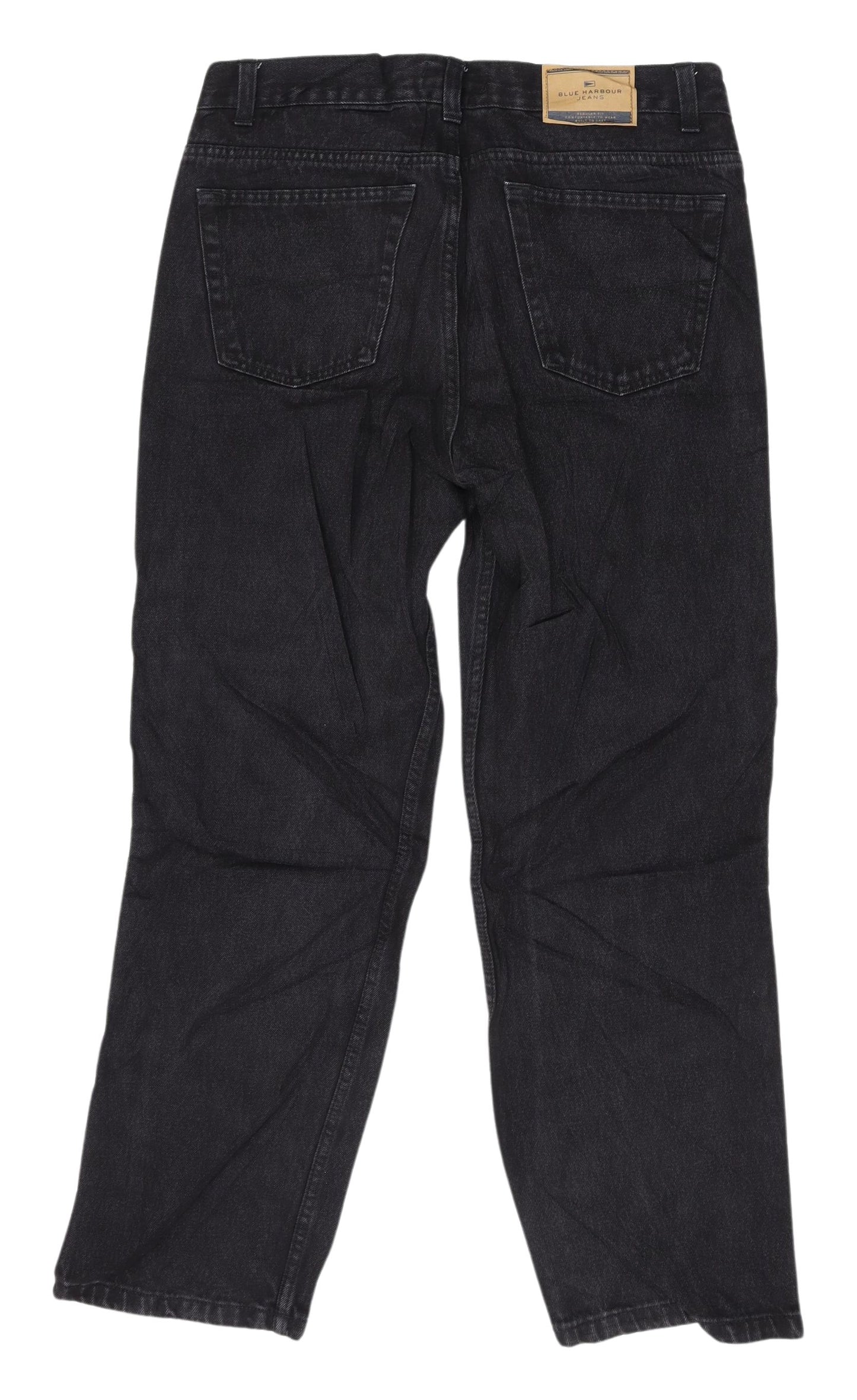 Marks and Spencer Men's Black Straight Jeans