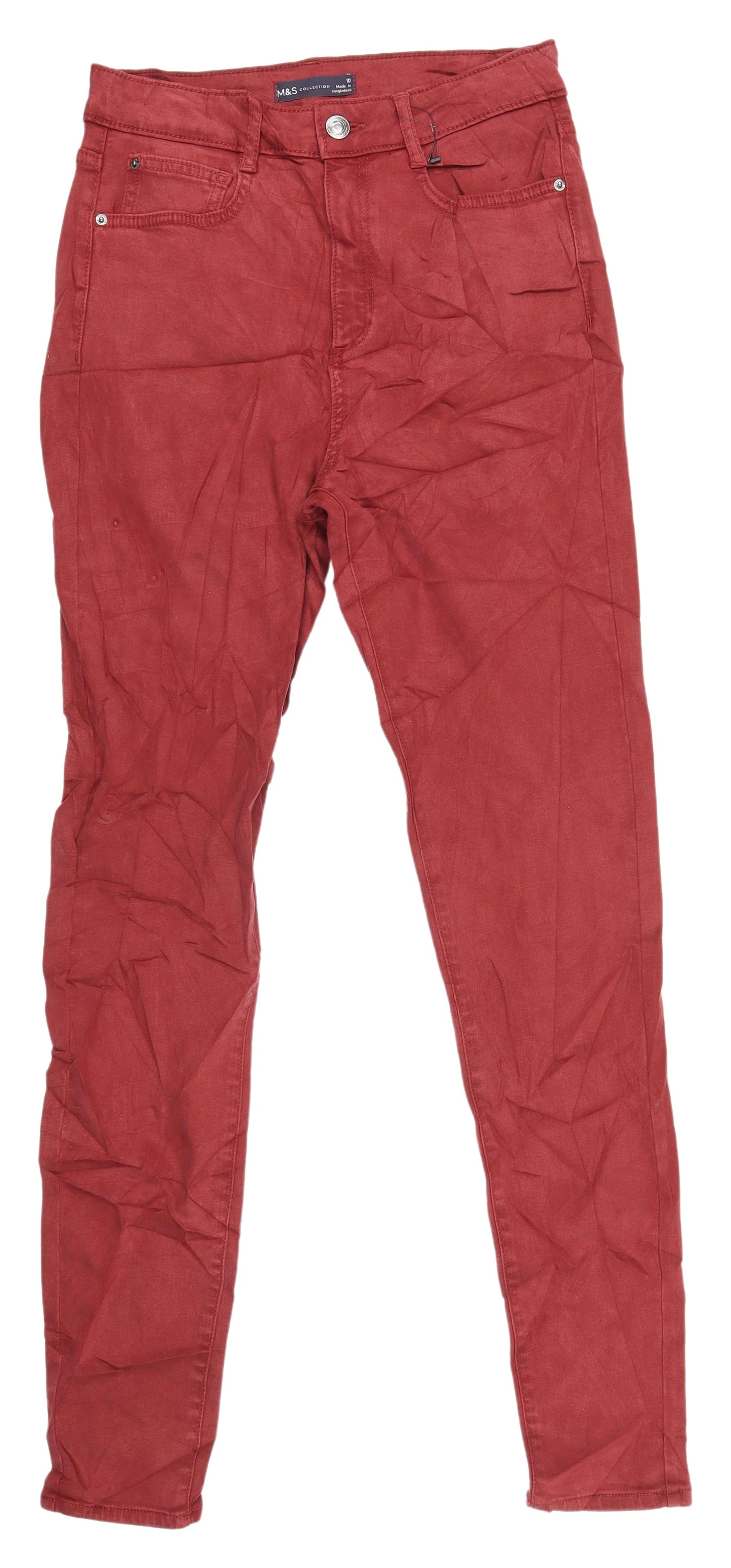 Marks and Spencer Women’s Red Jeans Size 10